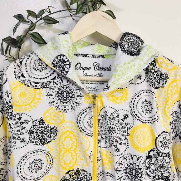 Onque Casuals Stretchy Hoodie Jacket. Cotton-Spandex. Like New! - Picture 2 of 8